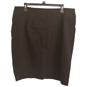 Black Mid Length Skirt.   RJ0724